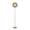 Lucide HANNELORE - Lampadaire - Ø 30 cm - 1xE27 - Or Mat / Laiton