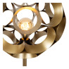 Lucide HANNELORE - Lampadaire - Ø 30 cm - 1xE27 - Or Mat / Laiton