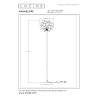Lucide HANNELORE - Lampadaire - Ø 30 cm - 1xE27 - Noir