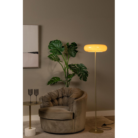 Lucide SENTINO - Lampadaire - Ø 40 cm - 3xG9 - Taupe