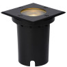 Lucide BILTIN - Spot de sol Intérieur/Extérieur - 1xGU10 (MR16) - IP67 - Noir