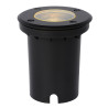 Lucide BILTIN - Spot de sol Intérieur/Extérieur - Ø 10,8 cm - 1xGU10 (MR16) - IP67 - Noir