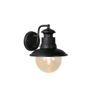 Lucide FIGO - Applique murale Intérieur/Extérieur - Ø 21,5 cm - 1xE27 - IP44 - Noir