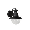 Lucide FIGO - Applique murale Intérieur/Extérieur - Ø 21,5 cm - 1xE27 - IP44 - Noir