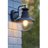 Lucide FIGO - Applique murale Intérieur/Extérieur - Ø 21,5 cm - 1xE27 - IP44 - Noir