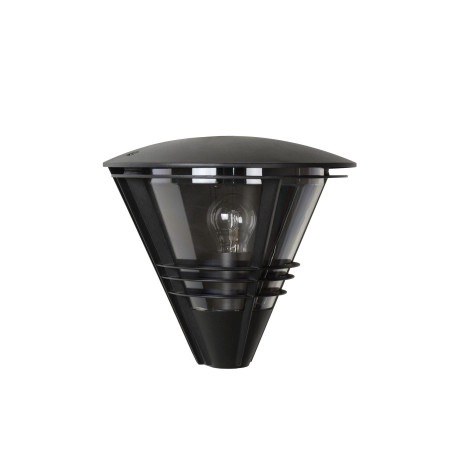 Lucide LIVIA - Applique murale Intérieur/Extérieur - 1xE27 - IP44 - Noir
