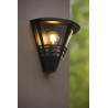 Lucide LIVIA - Applique murale Intérieur/Extérieur - 1xE27 - IP44 - Noir