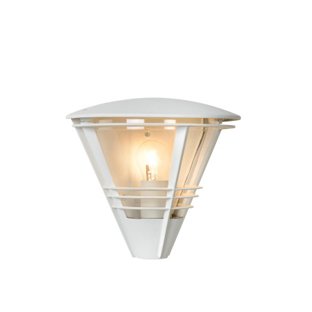 Lucide LIVIA - Applique murale Intérieur/Extérieur - 1xE27 - IP44 - Blanc