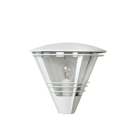 Lucide LIVIA - Applique murale Intérieur/Extérieur - 1xE27 - IP44 - Blanc