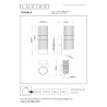 Lucide TIMBALA - Spot mural / Applique mural Intérieur/Extérieur - 2xGU10 (MR16) - IP44 - Noir - Essential