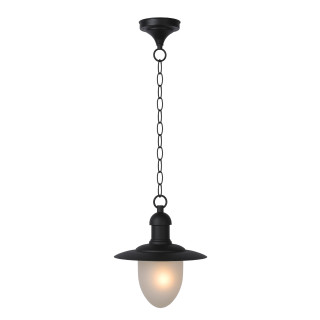 Lucide ARUBA - Suspension Intérieur/Extérieur - Ø 25 cm - 1xE27 - IP44 - Noir