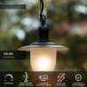 Lucide ARUBA - Suspension Intérieur/Extérieur - Ø 25 cm - 1xE27 - IP44 - Noir