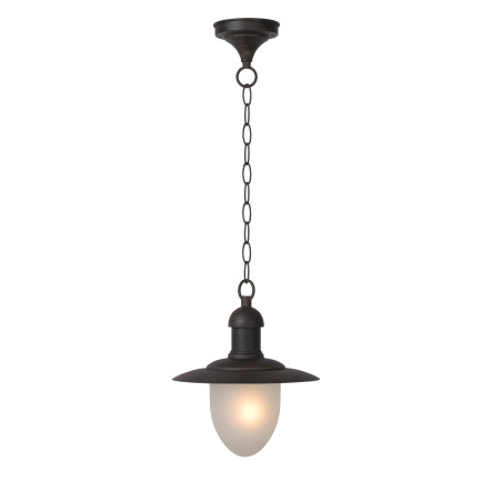 Lucide ARUBA - Suspension Intérieur/Extérieur - Ø 25 cm - 1xE27 - IP44 - Rouille