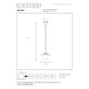 Lucide ARUBA - Suspension Intérieur/Extérieur - Ø 25 cm - 1xE27 - IP44 - Rouille