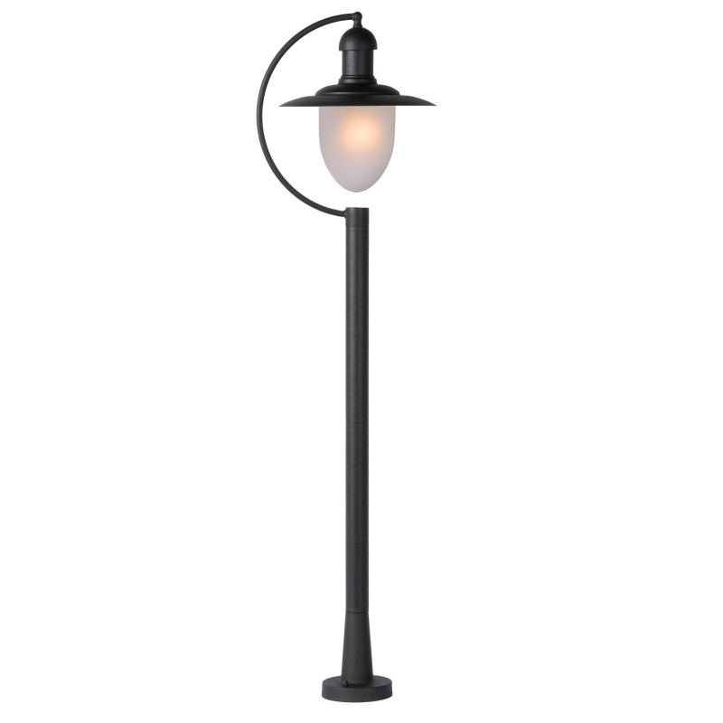 Lucide ARUBA - Lanterne / lampadaire exterieur - Ø 25 cm - 1xE27 - IP44 - Noir