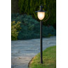 Lucide ARUBA - Lanterne / lampadaire exterieur - Ø 25 cm - 1xE27 - IP44 - Noir