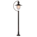 Lucide ARUBA - Lanterne / lampadaire exterieur - Ø 25 cm - 1xE27 - IP44 - Rouille