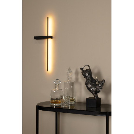 Lucide SEGIN - Applique murale - LED - 1x6W 2700K - Noir