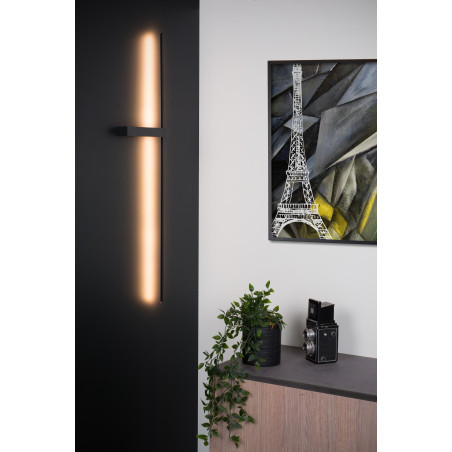Lucide SEGIN - Applique murale - LED - 1x10W 2700K - Noir