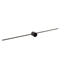 Lucide MIZAR - Applique murale Salle de bains - LED - 1x11W 2700K - IP44 - Noir
