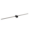 Lucide MIZAR - Applique murale Salle de bains - LED - 1x11W 2700K - IP44 - Noir