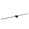 Lucide MIZAR - Applique murale Salle de bains - LED - 1x11W 2700K - IP44 - Noir