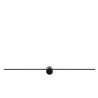 Lucide MIZAR - Applique murale Salle de bains - LED - 1x11W 2700K - IP44 - Noir