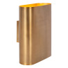 Lucide OVALIS - Applique murale - 2xE14 - Or Mat / Laiton