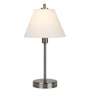 Lucide TOUCH - Lampe de table - Ø 22 cm - 1xE14 - Chrome Dépoli