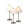 Lucide TOUCH - Lampe de table - Ø 22 cm - 1xE14 - Chrome Dépoli