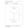 Lucide TOUCH - Lampe de table - Ø 22 cm - 1xE14 - Chrome Dépoli