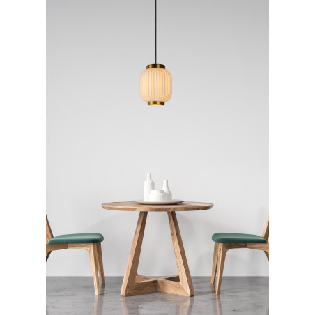 Lucide GOSSE - Suspension - Ø 19,5 cm - 1xE27 - Blanc