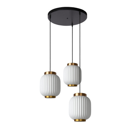 Lucide GOSSE - Suspension - 3xE27 - Blanc