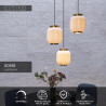 Lucide GOSSE - Suspension - 3xE27 - Blanc