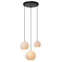 Lucide BINA - Suspension - Ø 40 cm - 3xE27 - Blanc