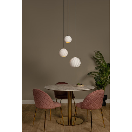 Lucide BINA - Suspension - Ø 40 cm - 3xE27 - Blanc