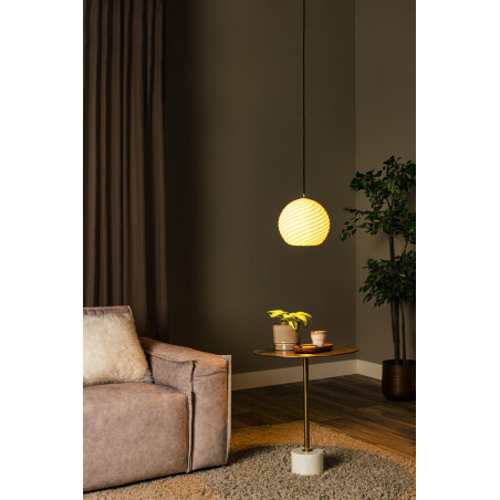 Lucide BINA - Suspension - Ø 25 cm - 1xE27 - Blanc