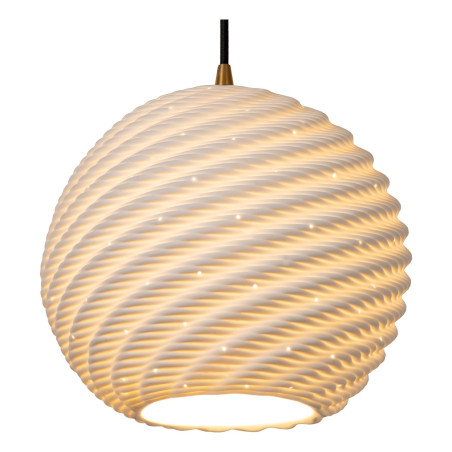 Lucide BINA - Suspension - Ø 25 cm - 1xE27 - Blanc