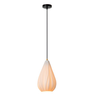 Lucide CINZIA - Suspension - Ø 18,3 cm - 1xE27 - Blanc