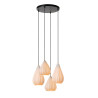 Lucide CINZIA - Suspension - Ø 55,5 cm - 4xE27 - Blanc