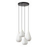 Lucide CINZIA - Suspension - Ø 55,5 cm - 4xE27 - Blanc