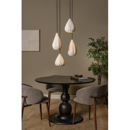 Lucide CINZIA - Suspension - Ø 55,5 cm - 4xE27 - Blanc