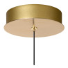 Lucide KLIGANDE - Suspension - Ø 13 cm - LED - 1x9W 2700K - Or Mat / Laiton