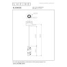 Lucide KLIGANDE - Suspension - Ø 13 cm - LED - 1x9W 2700K - Or Mat / Laiton