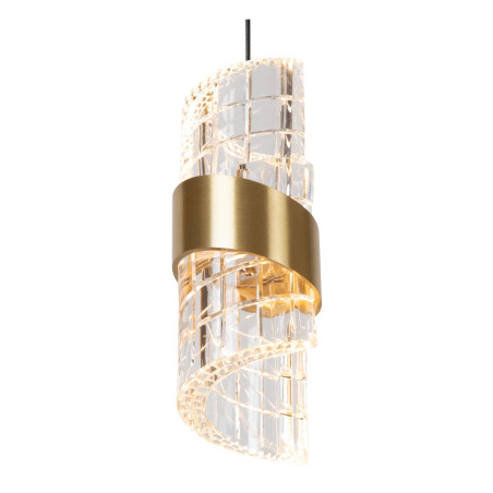 Lucide KLIGANDE - Suspension - Ø 25 cm - LED Dim. - 3x8W 2700K - Or Mat / Laiton