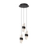 Lucide KLIGANDE - Suspension - Ø 25 cm - LED Dim. - 3x8W 2700K - Noir