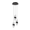 Lucide KLIGANDE - Suspension - Ø 25 cm - LED Dim. - 3x8W 2700K - Noir
