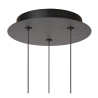 Lucide KLIGANDE - Suspension - Ø 25 cm - LED Dim. - 3x8W 2700K - Noir