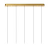 Lucide KLIGANDE - Suspension - LED Dim. - 5x7,8W 2700K - Or Mat / Laiton