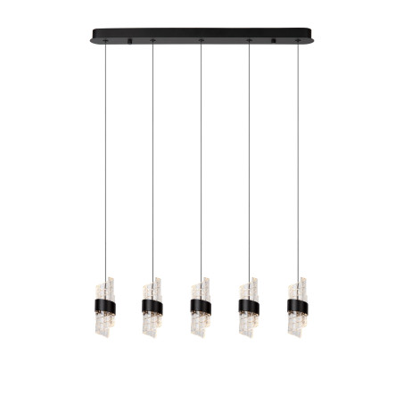 Lucide KLIGANDE - Suspension - LED Dim. - 5x7,8W 2700K - Noir